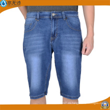 Pantalones cortos de mezclilla para hombre de marca Brand Shorts cortos de mezclilla azul Jean